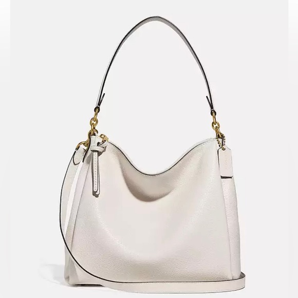 🆕️🌺COACH🌺 Shay CHALK/Brass  Shoulder/CrossBag 🔥Sold OUTinStore🔥 - Picture 1 of 17